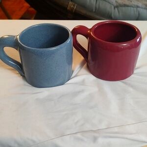 Set Of 2 Pottery Mugs